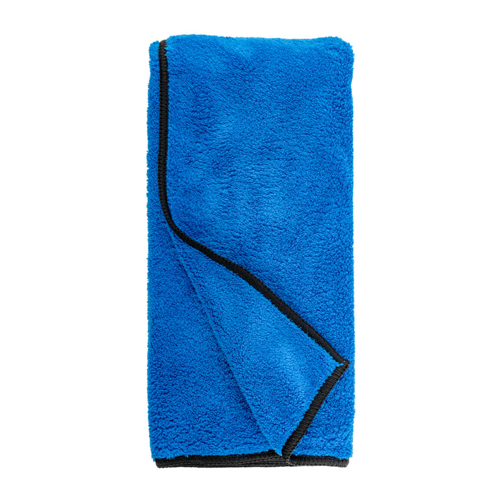 MICROFIBRE CLOTH FLEECE DRY TOWEL BLUE 400MM X 600MM 280GSM | Shop Pro-Connect South Africa