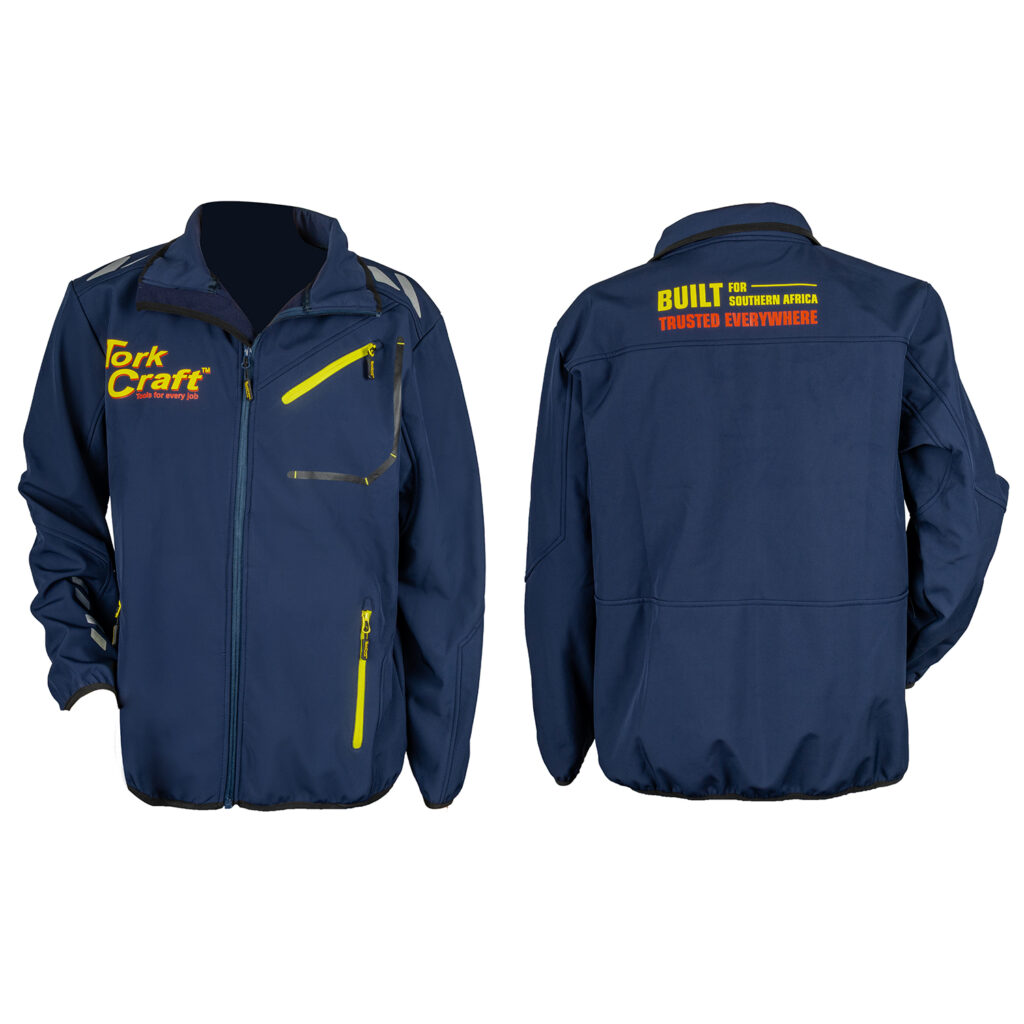 UNISEX SOFT SHELL JACKET BLUE - 2X-LARGE | Shop Pro-Connect South Africa