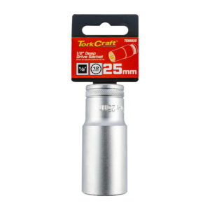 SOCKET 25MM 1/2' DR DEEP SOCKET CRV 12 POINT | Shop Pro-Connect South Africa