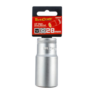 SOCKET 28MM 1/2' DR DEEP SOCKET CRV 12 POINT | Shop Pro-Connect South Africa