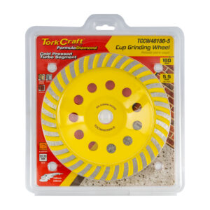 DIA. CUP WHEEL 180MM x 22.23MM TURBO COLD PRESSED ECONOMY | Shop Pro-Connect South Africa