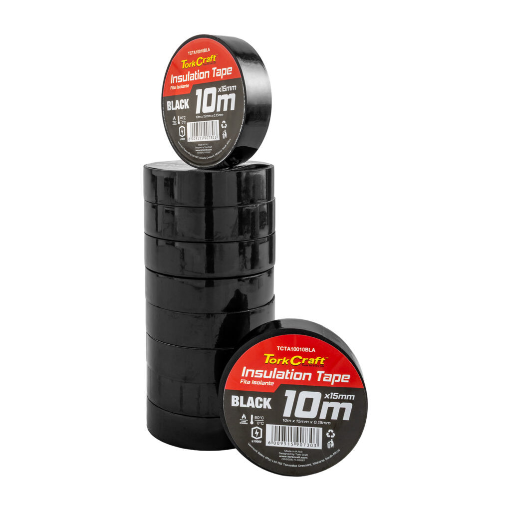 0.15MMX15MMX10M BLACK INSULATION TAPE | Shop Pro-Connect South Africa