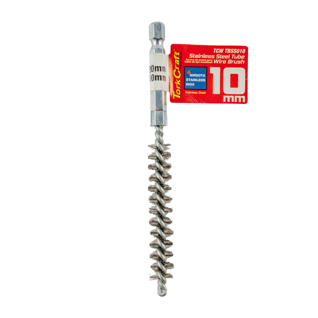 TUBE BRUSH 10MM X 120MM STAINLESS STEEL 6