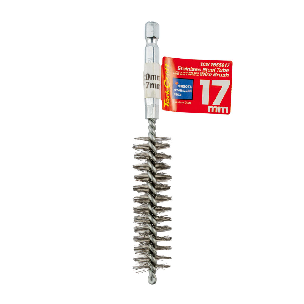 TUBE BRUSH 17MM X 120MM STAINLESS STEEL 6