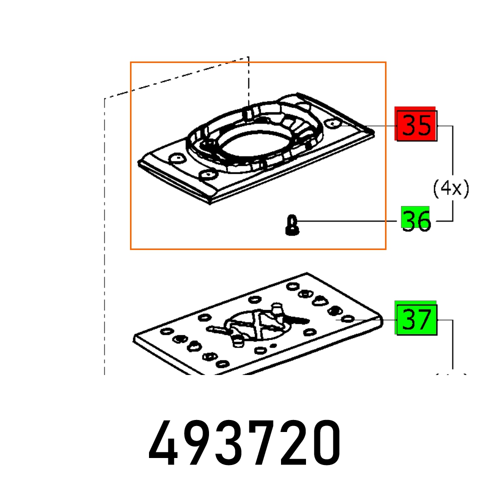 BASE PLATE RTS 400 ET-BAUGRUPPE | Shop Pro-Connect South Africa