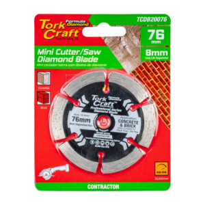 DIAMOND BLADE 76MM X 10MM SEGMENTED MINI CUTTER SAW | Shop Pro-Connect South Africa