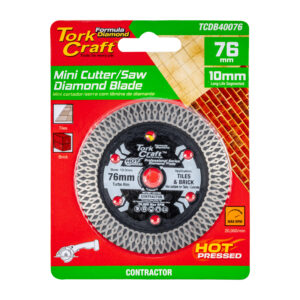 DIAMOND BLADE 76MM X 10MM TURBO WAVE MINI CUTTER SAW | Shop Pro-Connect South Africa