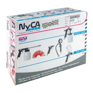 SPRAY GUN KIT 5PIECE NYCA | Shop Pro-Connect South Africa