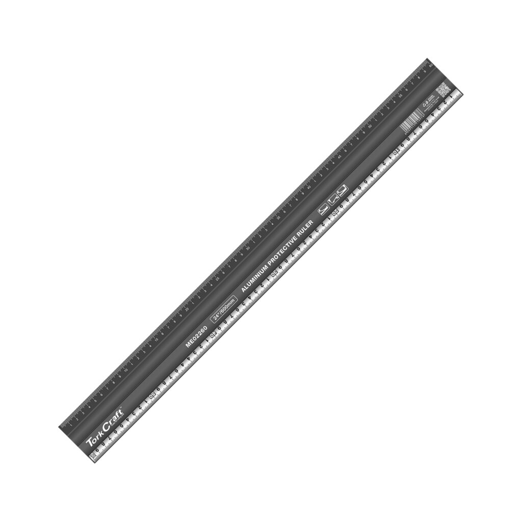 ALUMINIUM PROTECTIVE RULER 600MM/24' | Shop Pro-Connect South Africa