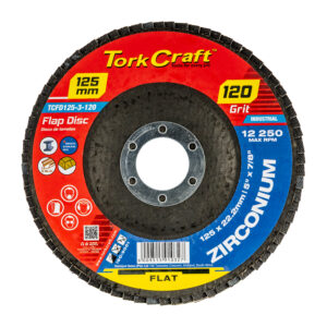 FLAP DISC ZIRCONIUM 125MM 120 GRIT FLAT | Shop Pro-Connect South Africa