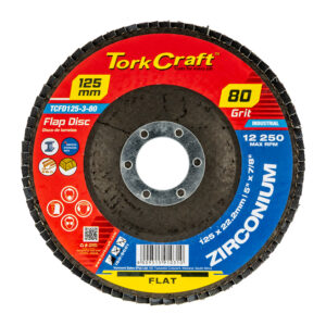 FLAP DISC ZIRCONIUM 125MM 80 GRIT FLAT | Shop Pro-Connect South Africa