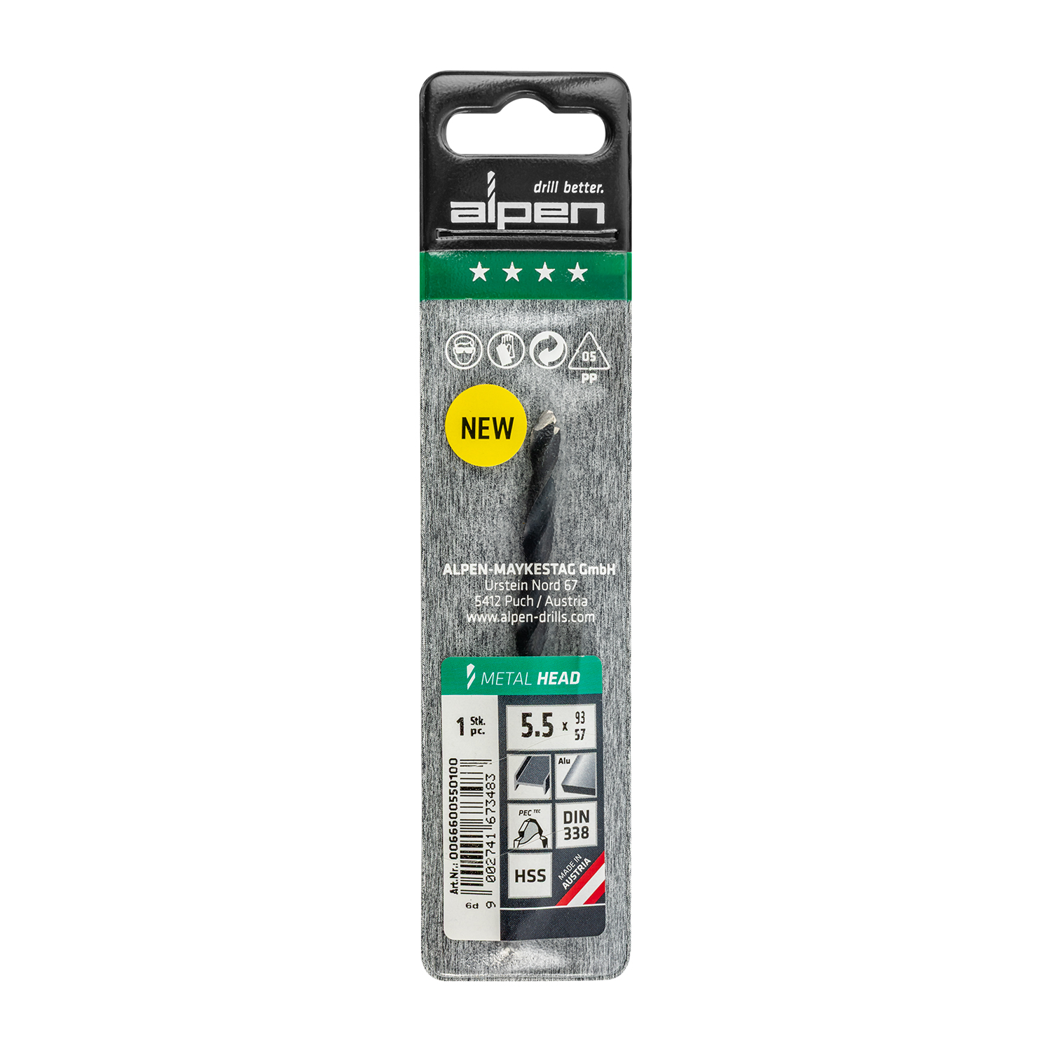 HSS METAL HEAD 5.5 TRI-FLAT DIN 338 RN | Shop Pro-Connect South Africa