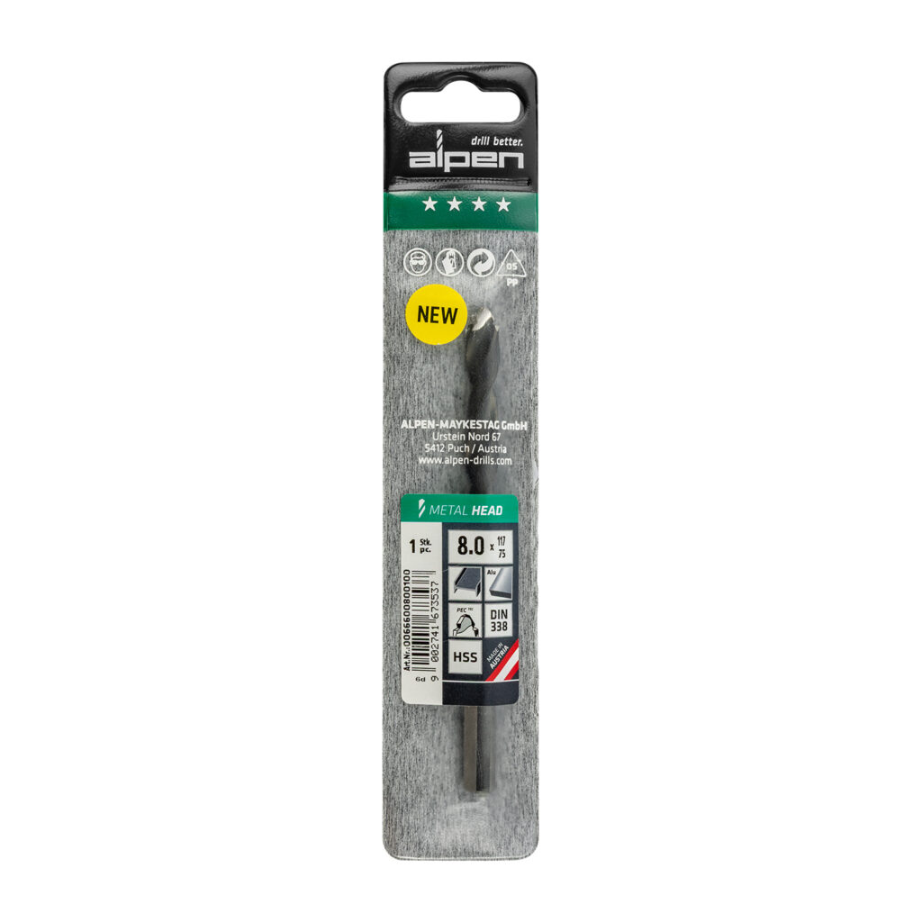 HSS METAL HEAD 8.0 TRI-FLAT DIN 338 RN | Shop Pro-Connect South Africa