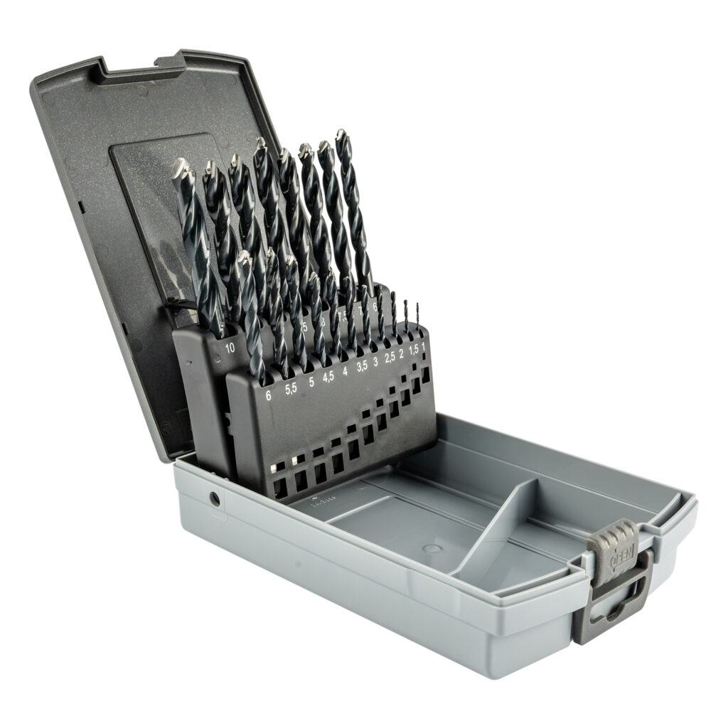HSS METAL HEAD SET KP19 19PCS.1.0-10.0X0.5MM TR-FLAT DIN338 RN | Shop Pro-Connect South Africa