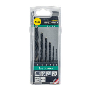 HSS METAL HEAD SET TM6 6PCS 2.0 3.0 4.0 5.0 6.0 8.0MM TRI-FLAT DIN 33 | Shop Pro-Connect South Africa