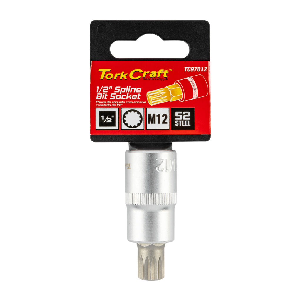 SOCKET BIT 1/2'DR SPLINE M12 S2 MATERIAL | Shop Pro-Connect South Africa