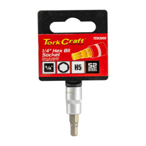 SOCKET BIT 1/4'DR HEX H5 S2 MATERIAL | Shop Pro-Connect South Africa