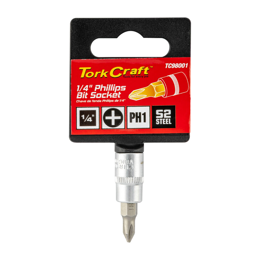 SOCKET BIT 1/4'DR PHILLIPS PH1 S2 MATERIAL | Shop Pro-Connect South Africa
