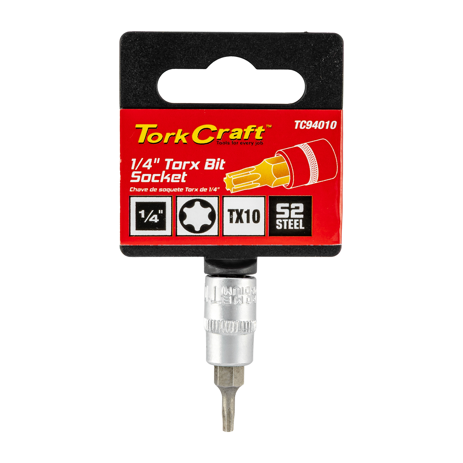 SOCKET BIT 1/4'DR TORX T10 S2 MATERIAL | Shop Pro-Connect South Africa