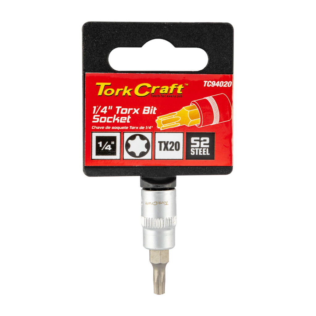 SOCKET BIT 1/4'DR TORX T20 S2 MATERIAL | Shop Pro-Connect South Africa