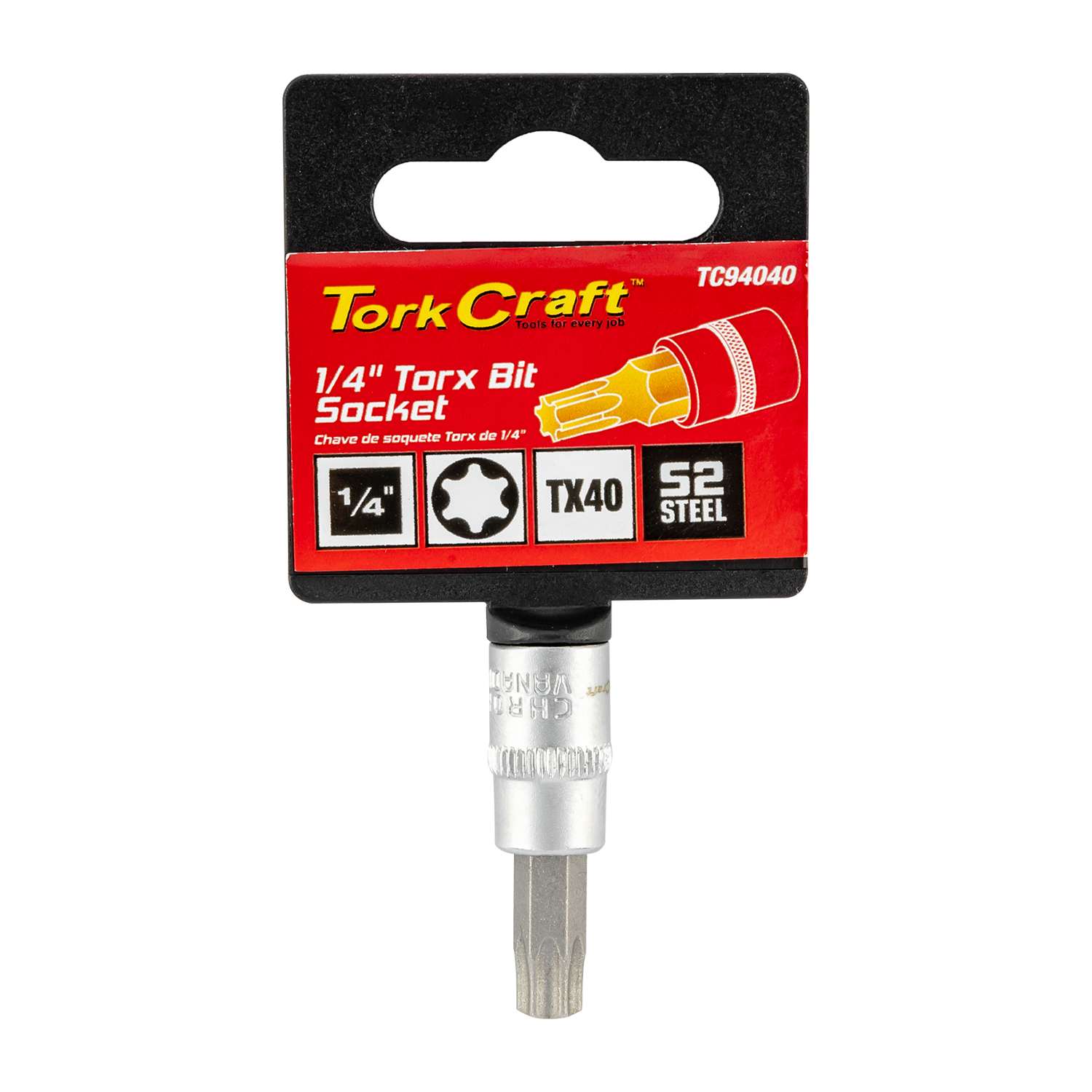SOCKET BIT 1/4'DR TORX T40 S2 MATERIAL | Shop Pro-Connect South Africa